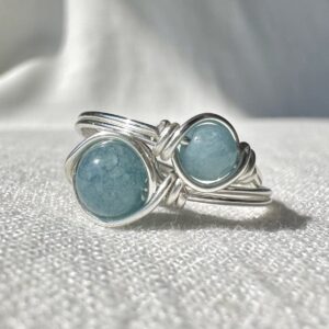 Aquamarine Ring - Silver