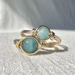 Aquamarine Ring - Gold