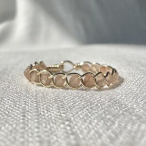 Sunstone Braided Ring