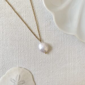 Coin Pearl Necklace