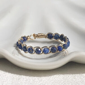 Lapis Lazuli Braided Ring