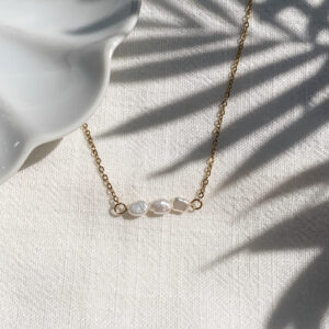 Hailey Rice Pearl Necklace