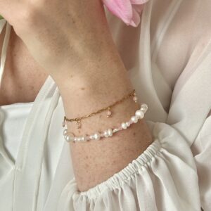 Rose Quartz Charlotte Bracelet